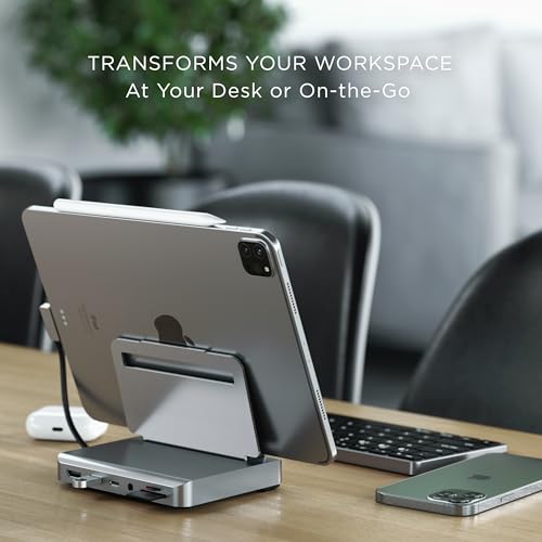 iPad Pro Aluminum 6-in-1 USB C Hub Stand