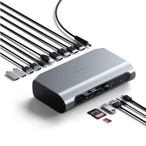 Thunderbolt 4 USB-C Docking Station for Mac/Windows