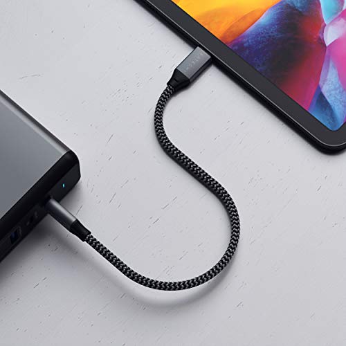 USB C to USB C Cable 100W for iPhone, iPad, MacBook, Samsung, Switch and More (10in/25cm)