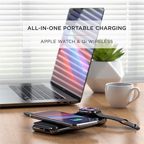 Satechi Quatro 10,000 mAh Power Bank for iPhone 16 Pro Max/Pro/X/Plus, Apple Watch & AirPods Pro